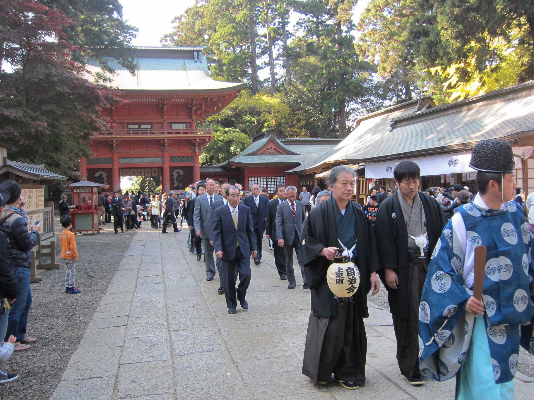 上泉の獅子舞鹿島神宮 奉納平成２６年１１月２３日(日)